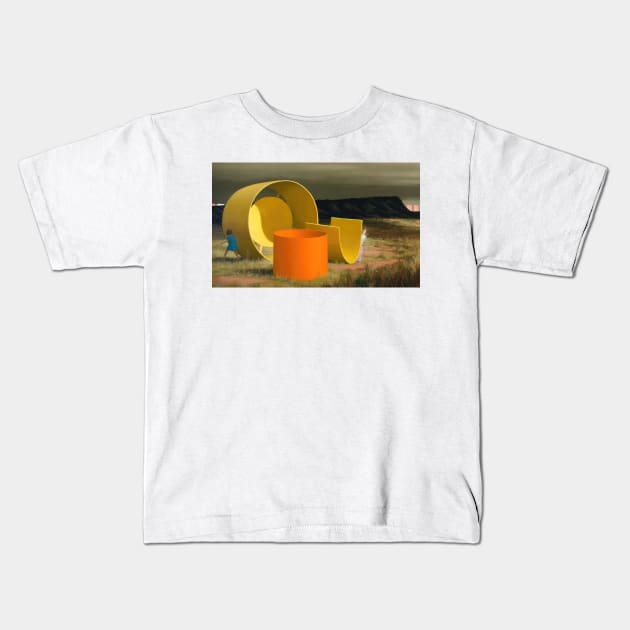 Jeffrey Smart Kids T-Shirt by Kollagio